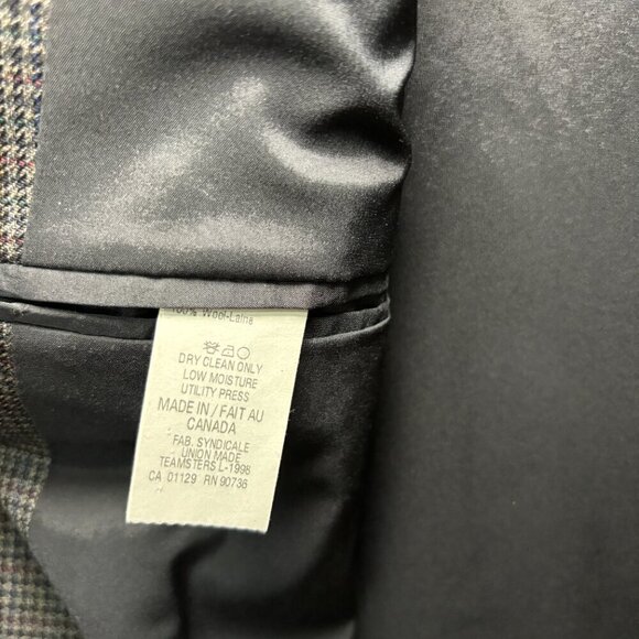 Lauren Ralph Lauren Sport Coat Dark Gray Men's Size 44R - Picture 8 of 13